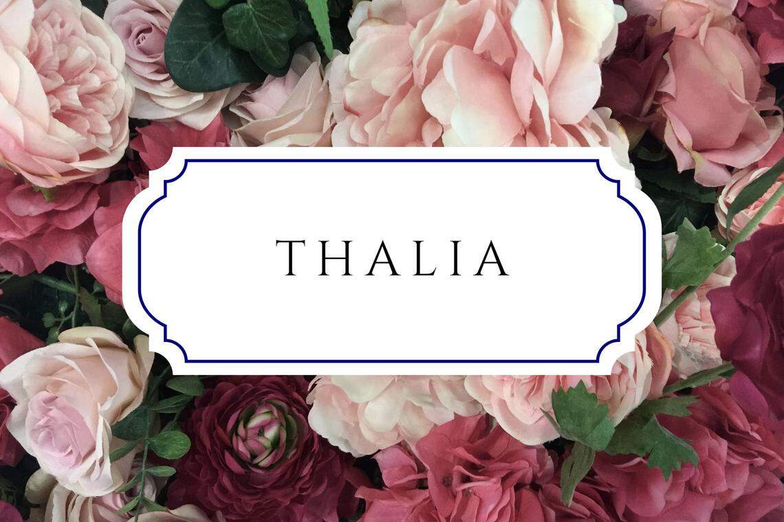 baby names that mean gift thalia
