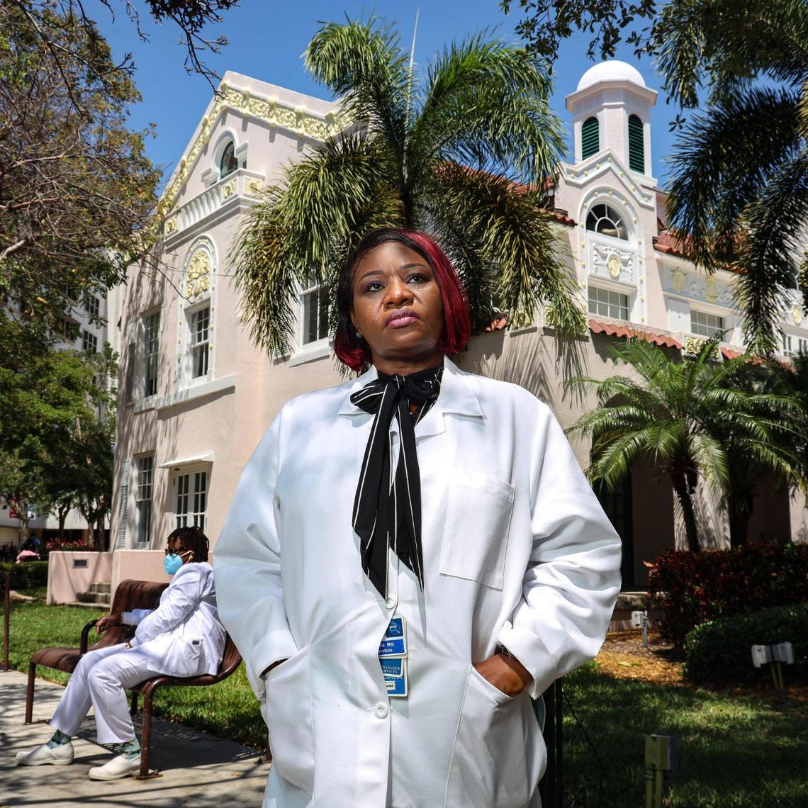 Lisa Byrd, associate nurse manager in Jackson’s main operating room, managed a COVID floor.