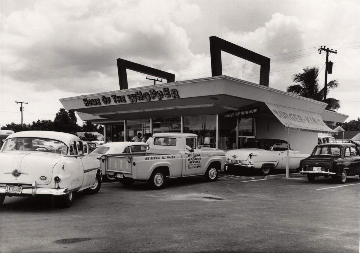 Burger King in the 1950s.