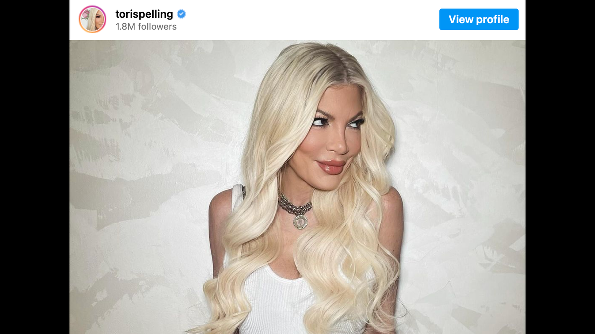 Tori Spelling is opening up about filing for divorce and how she’s dealing with the end of her marriage.