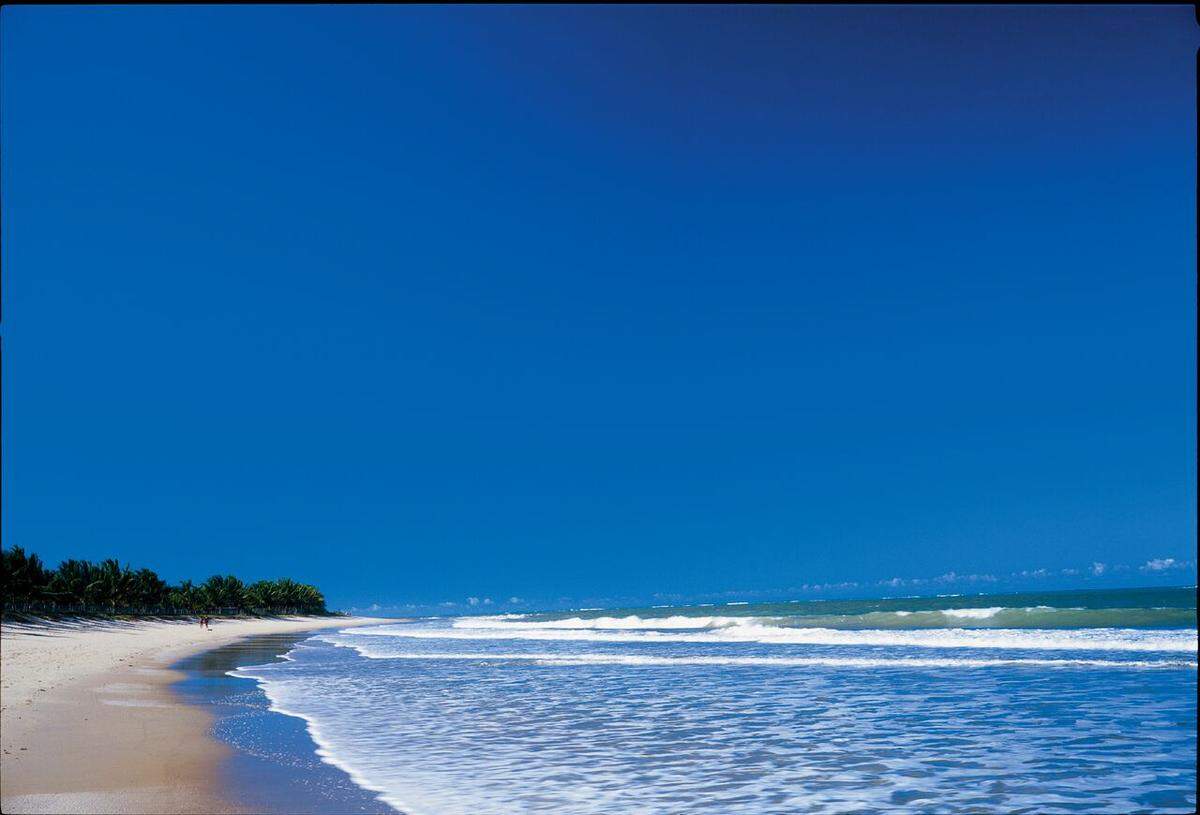 ​Trancoso, in Bahia province, is one of the quietest beaches, and also a refuge for celebrities.