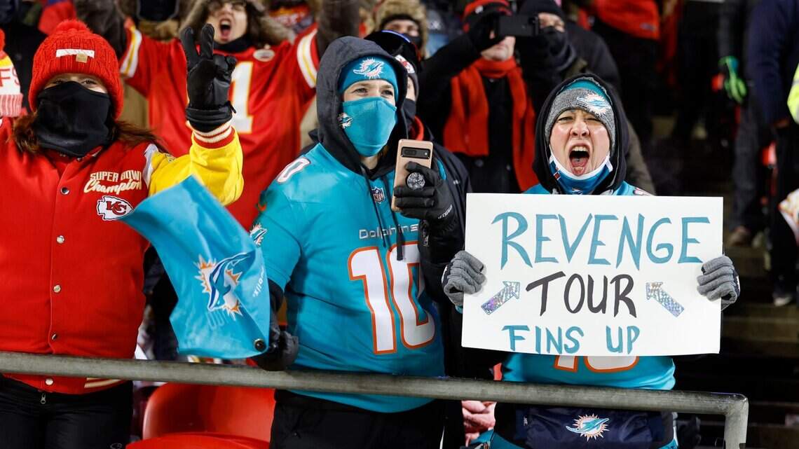 Some fans at Dolphins-Chiefs playoff game got frostbite, need amputations, report says