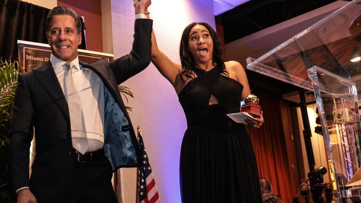 Unethia Fox, who teaches math and special education students at her alma mater, South Miami High, was named the 2023 Francisco R. Walker Teacher of the Year for Miami-Dade Schools, Feb. 3, 2022.