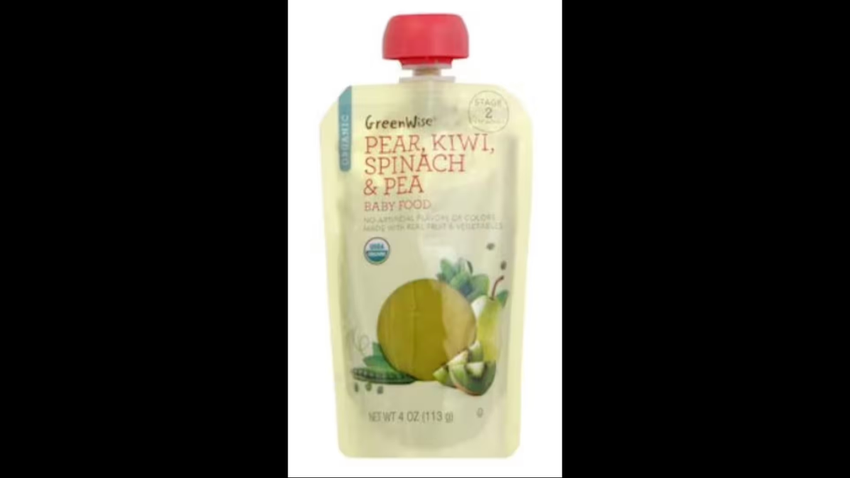 Publix GreenWise Pear, Kiwi, Spinach & Pea Baby Food