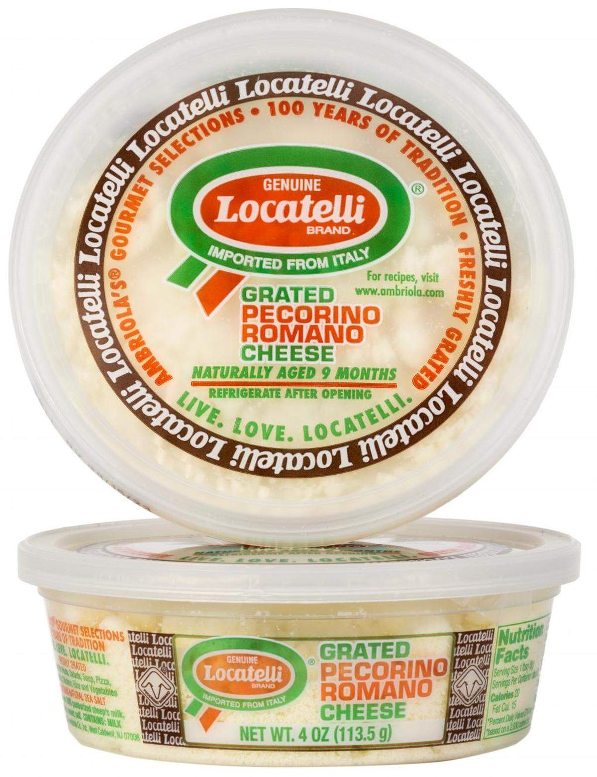 Locatelli Grated Pecorino Romano Cheese
