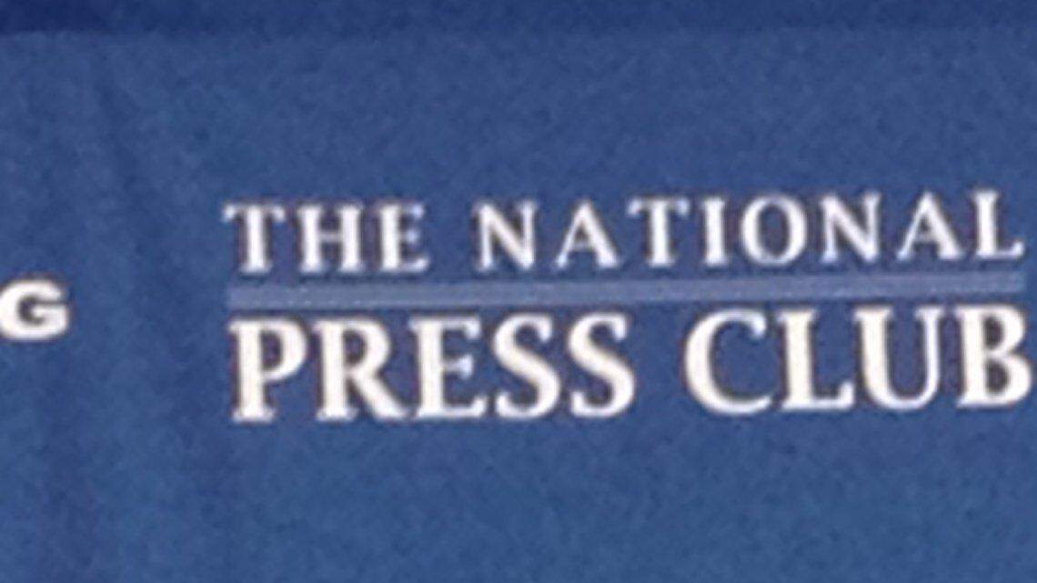 Peter Maurer, head of the Geneva based International Committee of the Red Cross, discusses the source of the hunger strike at Guantanamo at the National Press Club in Washington D.C. on Thursday, April 11, 2013.