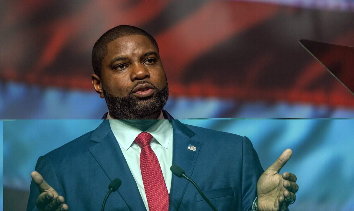Florida Congressman and gubernatorial candidate Byron Donalds speaks, during the Republican Party of Florida Sunshine State Showdown event, at the Seminole Hard Rock Hotel & Casino in Hollywood, Florida on Saturday, June 27, 2026.
