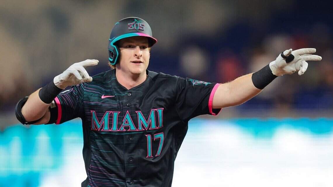 Owen Caissie’s big game leads Marlins to series-opening win over Giants