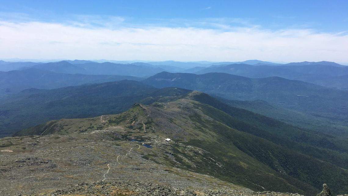 A hiker died on the Jewell Trail at Mount Washington in New Hampshire on Saturday. Photo from June 22, 2018.