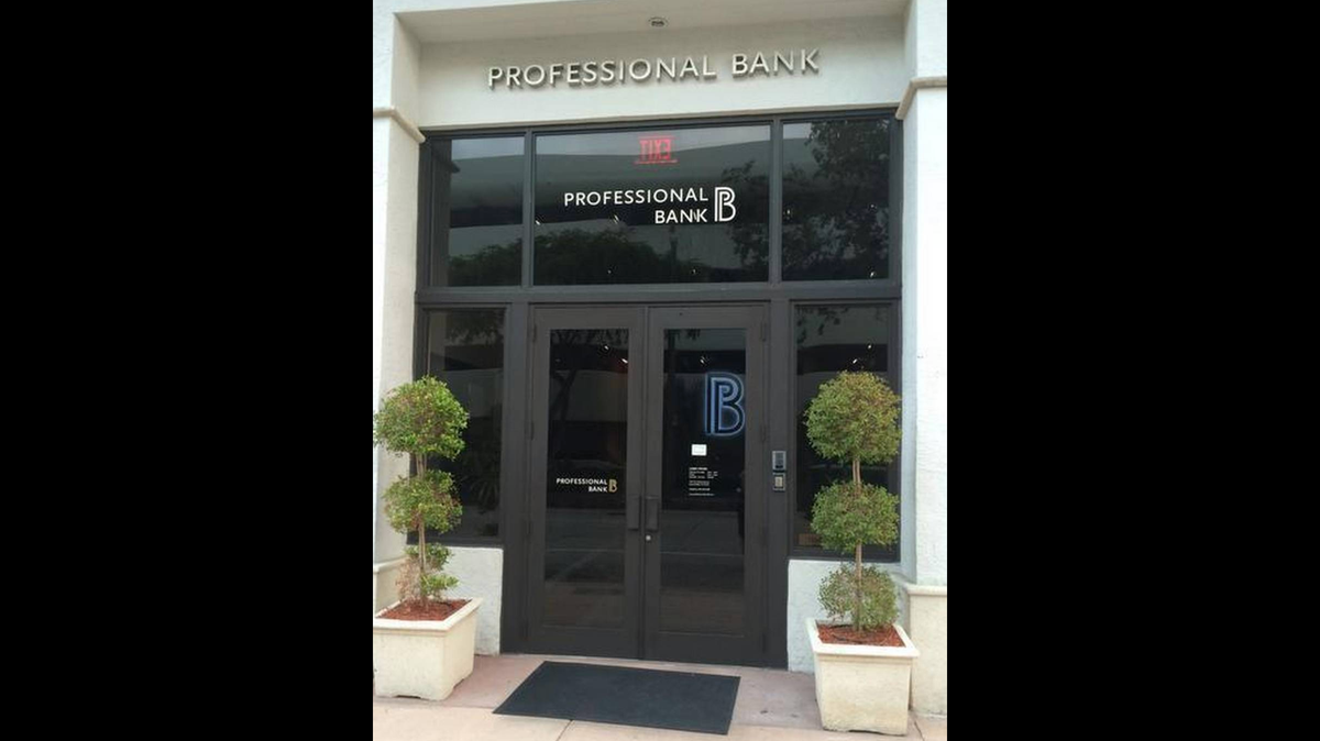 Professional Bank would be one of the few firms to have gone public in South Florida in recent years.