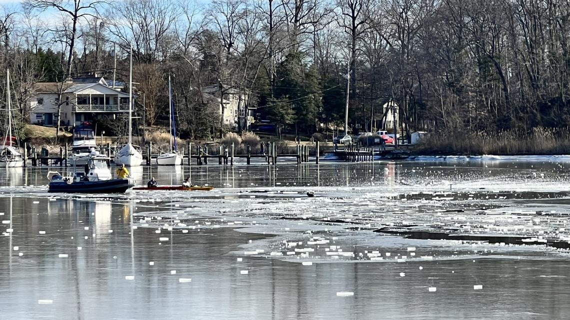 Kayakers rescued a pilot who’s plane crashed into a creek on Dec. 26 in Maryland, officials said.