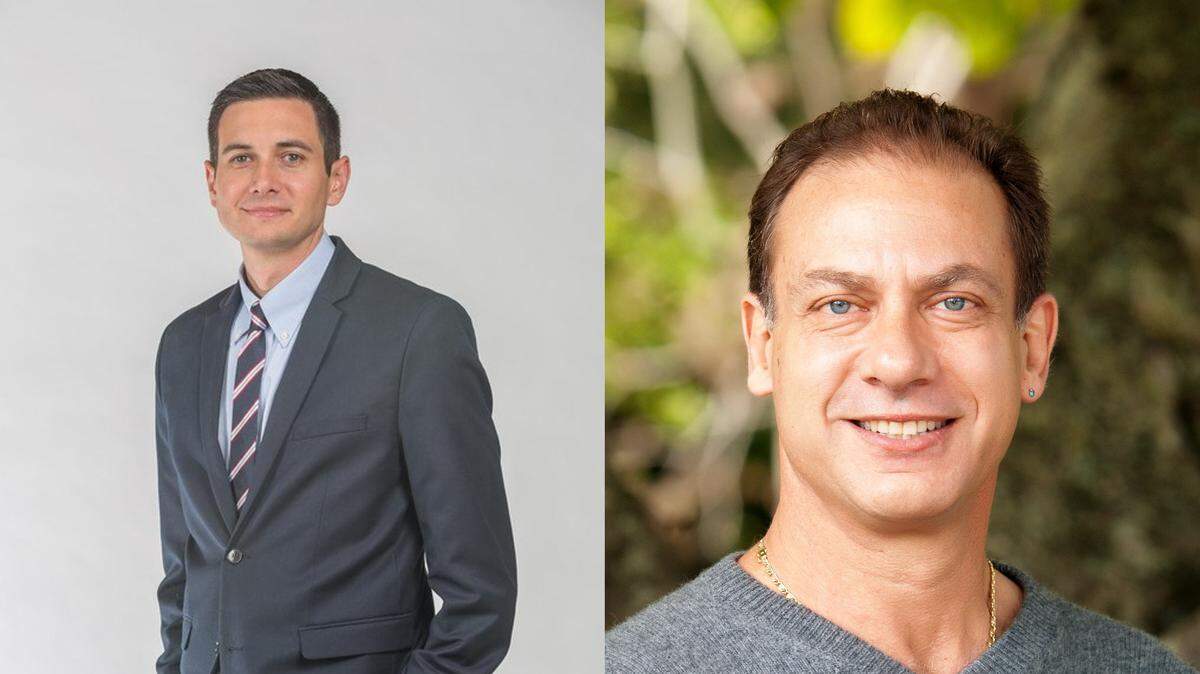 Vance Aloupis, left, is running against Jeffrey Solomon in the general election race to represent Florida House District 115.