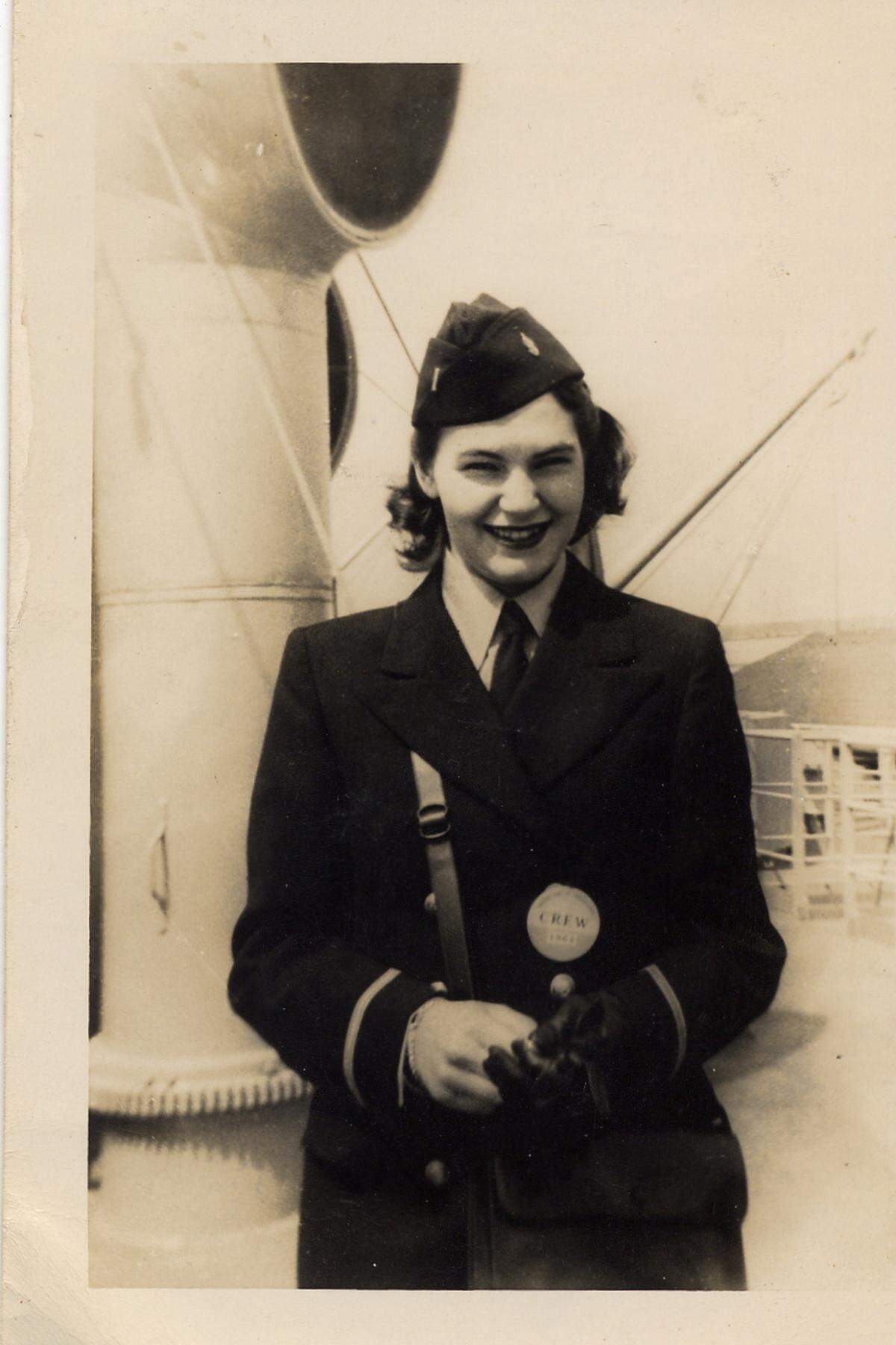 Jean Pugh, who served as Jean Haydock, during World War II.