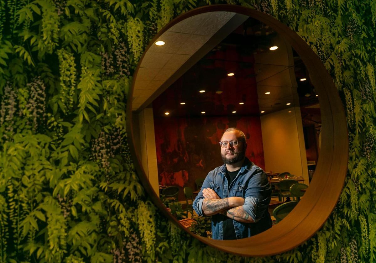 Pablo Zitzmann, 33, the chef and owner of Zitz Sum, works from his restaurant in Coral Gables.