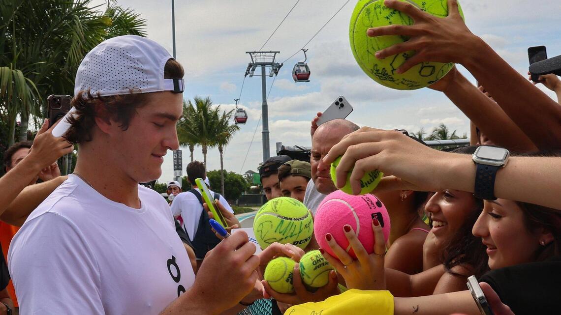 Brazilian fans buzzing about Joao Fonseca, one of the talented teens at the Miami Open