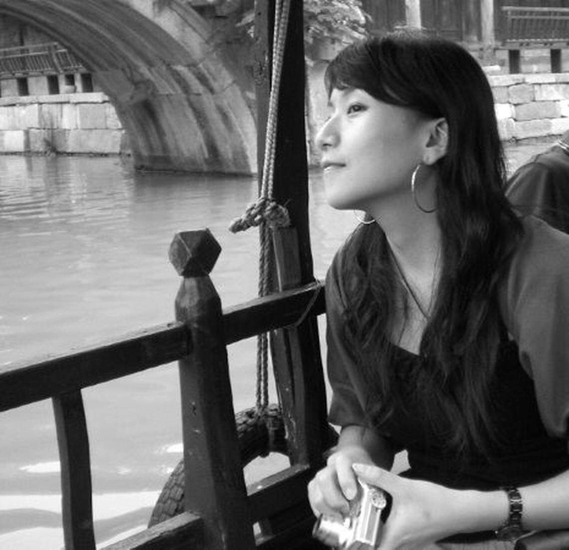 A photo of Yujing Zhang posted on her social media account in 2010.