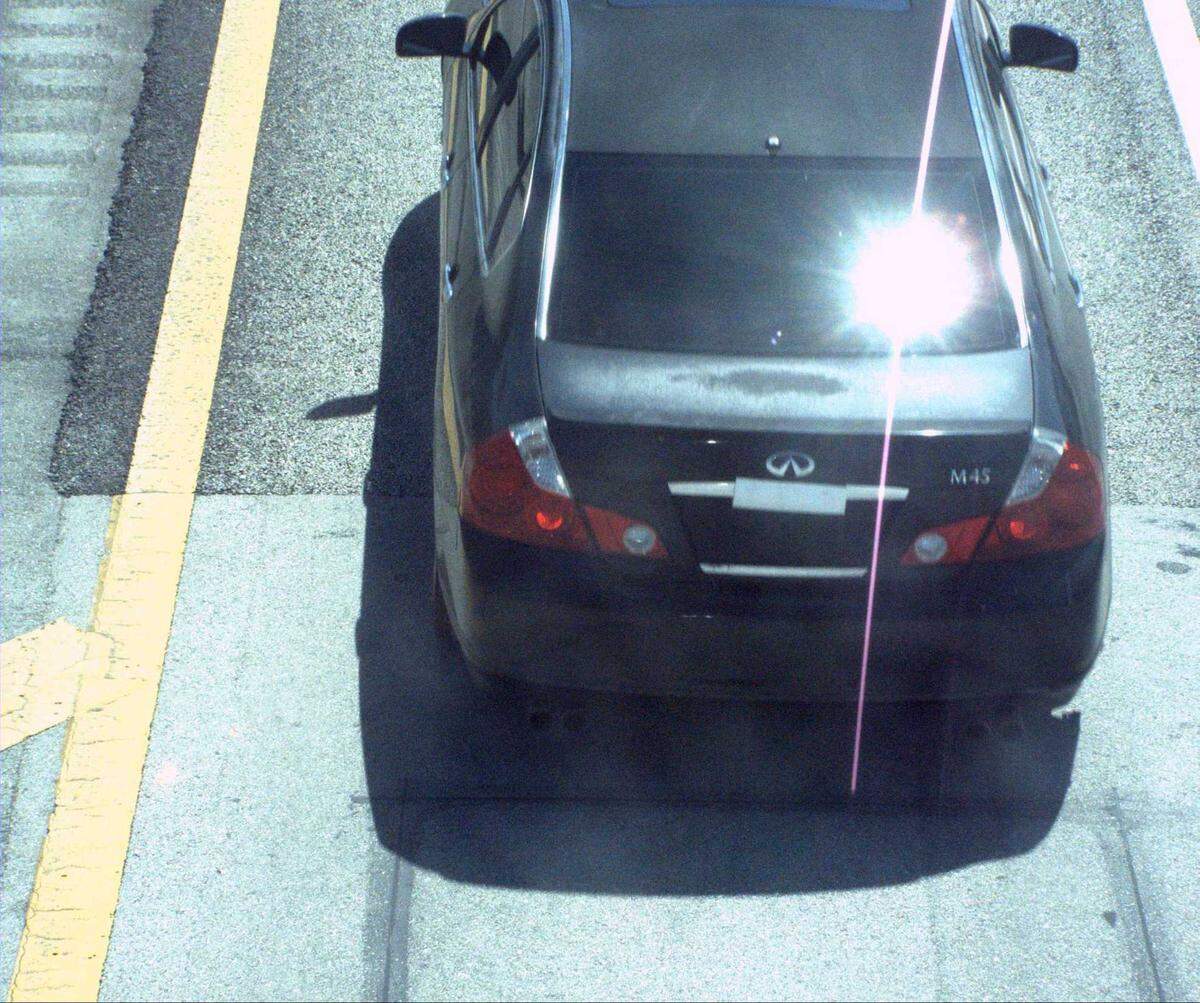 Suspected shooter’s vehicle