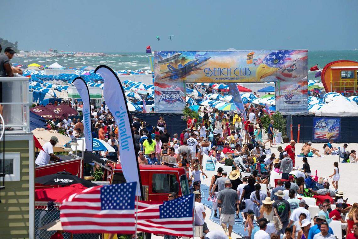 The Hyundai Air & Sea Show, a two-day military celebration in Miami Beach, will be held May 29-30 after it was canceled in 2020 due to COVID-19. The Memorial Day Weekend festivities will include pandemic protocols like a mask requirement and COVID-sniffing dogs, along with customary U.S. Air Force demonstrations overhead and other exhibitions.