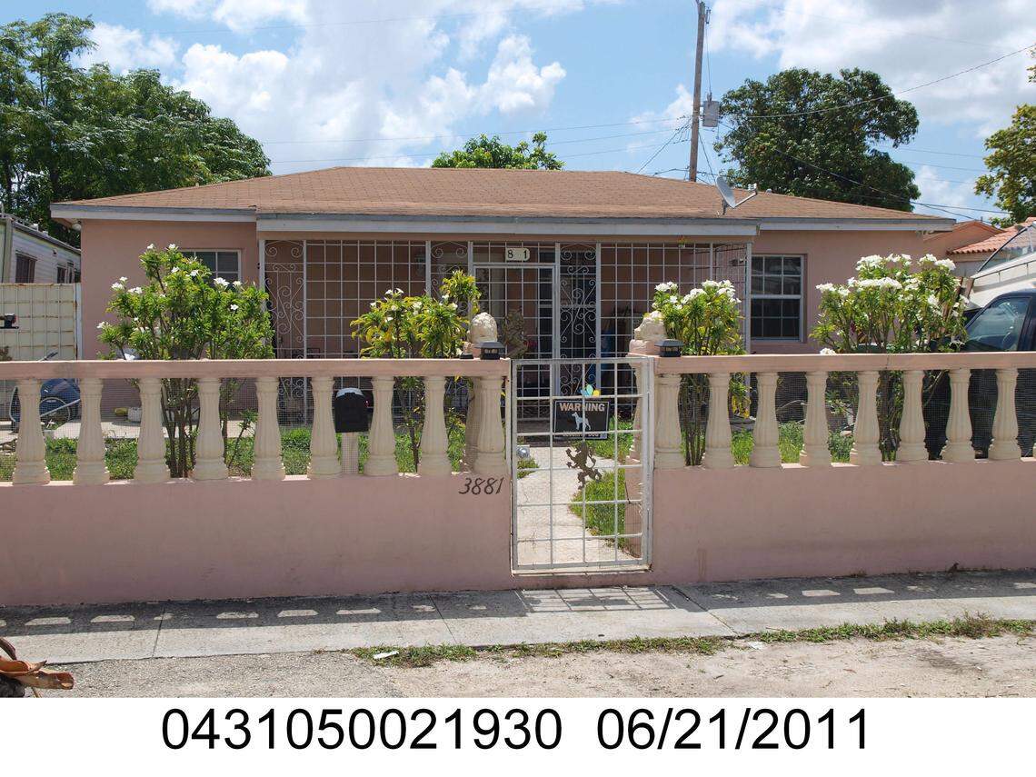A 2011 photo of Interim Mayor Jacqueline Garcia-Roves’ house, according to Miami-Dade County Property Appraiser records. At the time, the property was owned by her father and mother. Garcia-Roves became the owner in 2019, and in October 2025 the city has fined her for several code violations on the property.