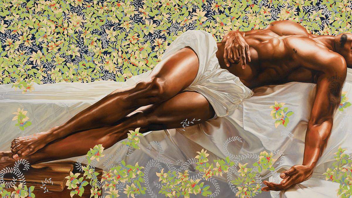 The inaugural show at the new Rubell Museum in Allapattah showcases 300 works from the Rubell family collection, including this mammoth canvas by Kehinde Wiley.