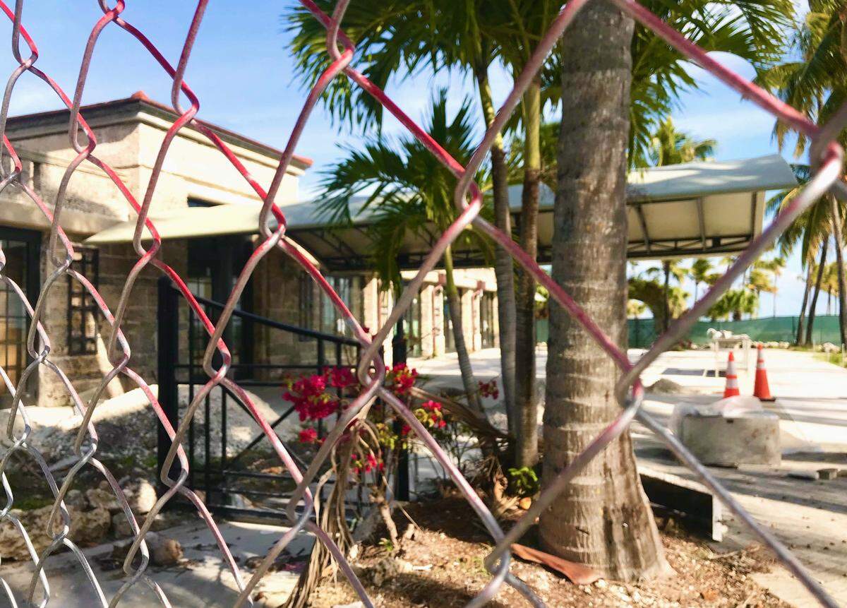 Redfish Grill, damaged by Hurricane Irma on Sept. 10, 2017, may be ready to reopen next month under the direction of Chef Adrianne Calvo.