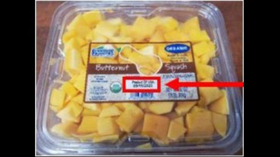 32-oz. Diced Organic Butternut Squash from Safeway Fresh Foods sold at Costco.