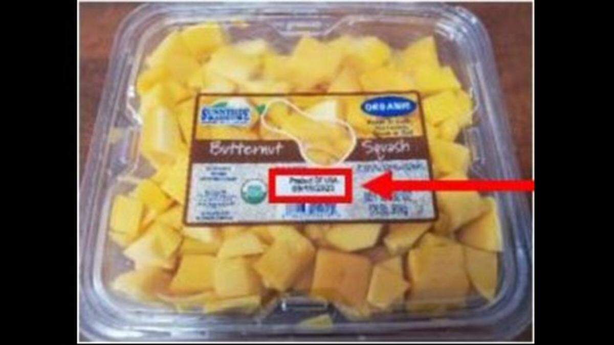32-oz. Diced Organic Butternut Squash from Safeway Fresh Foods sold at Costco.
