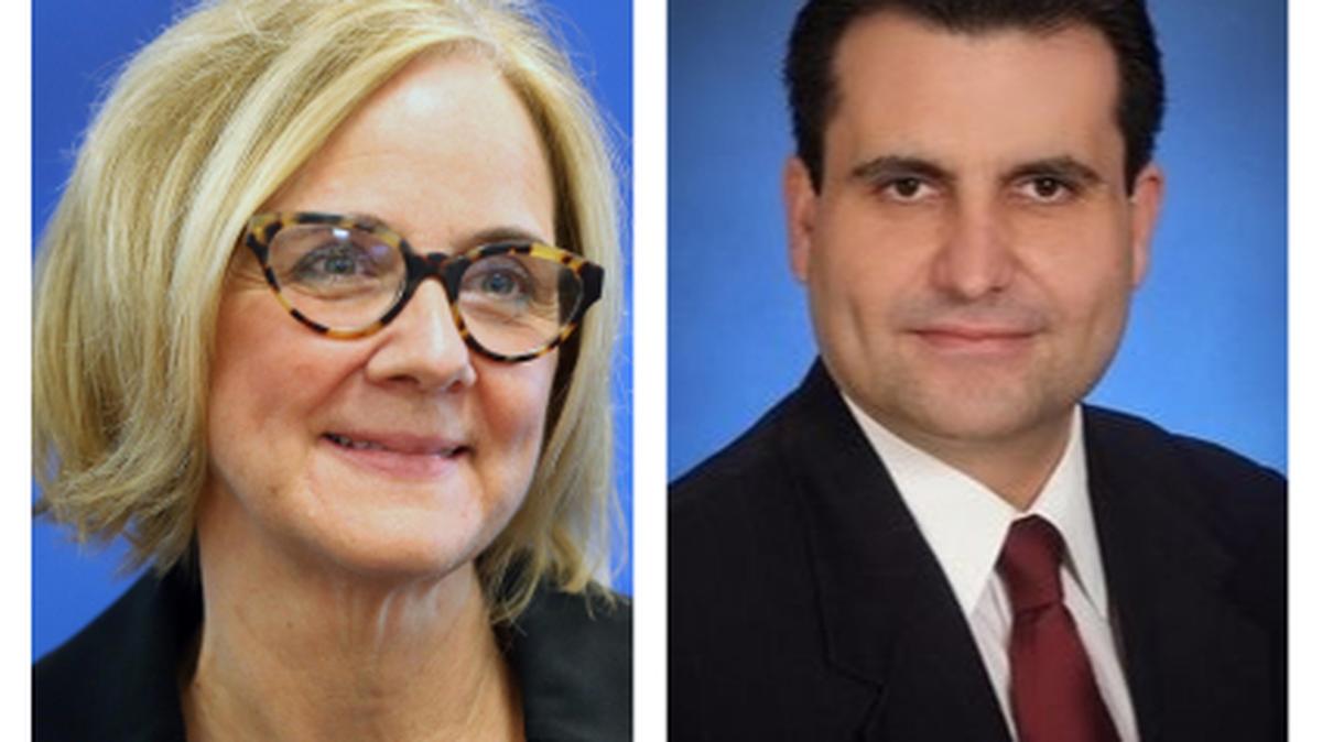 The candidates for Miami-Dade’s District 5 County Commission seat are Eileen Higgins, the incumbent, and Renier Diaz de la Portilla, a former school board member and Florida representative.
