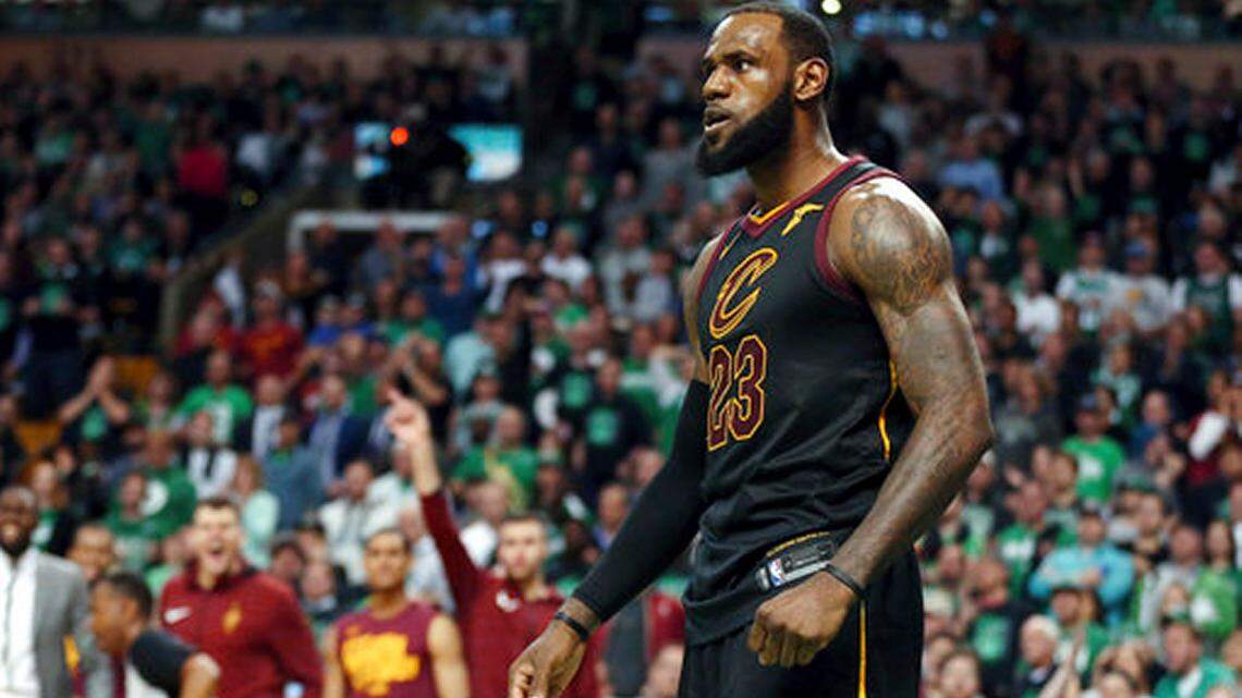 Cleveland Cavaliers forward LeBron James, seen earlier in the 2018 playoffs, will become a free agent soon after the NBA Finals end. Even if he doesn't win the championship, might he still win the summer?