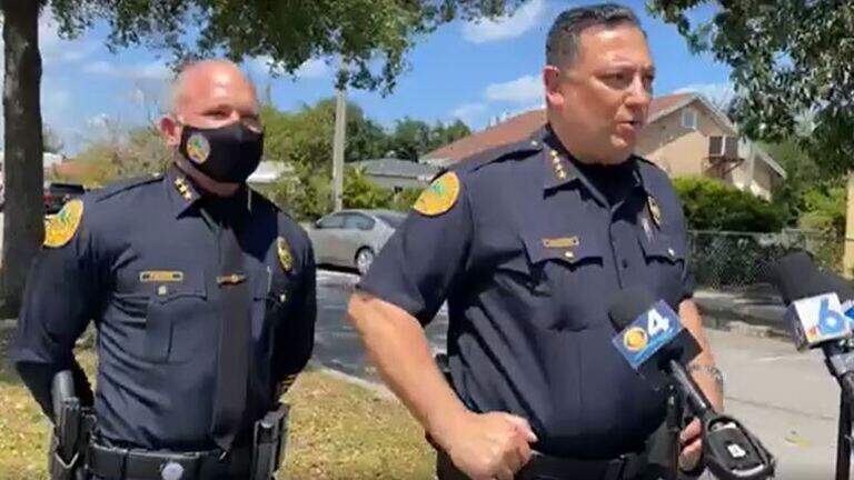 Senior citizen aims gun at caretaker, barricades himself, new Miami police chief says