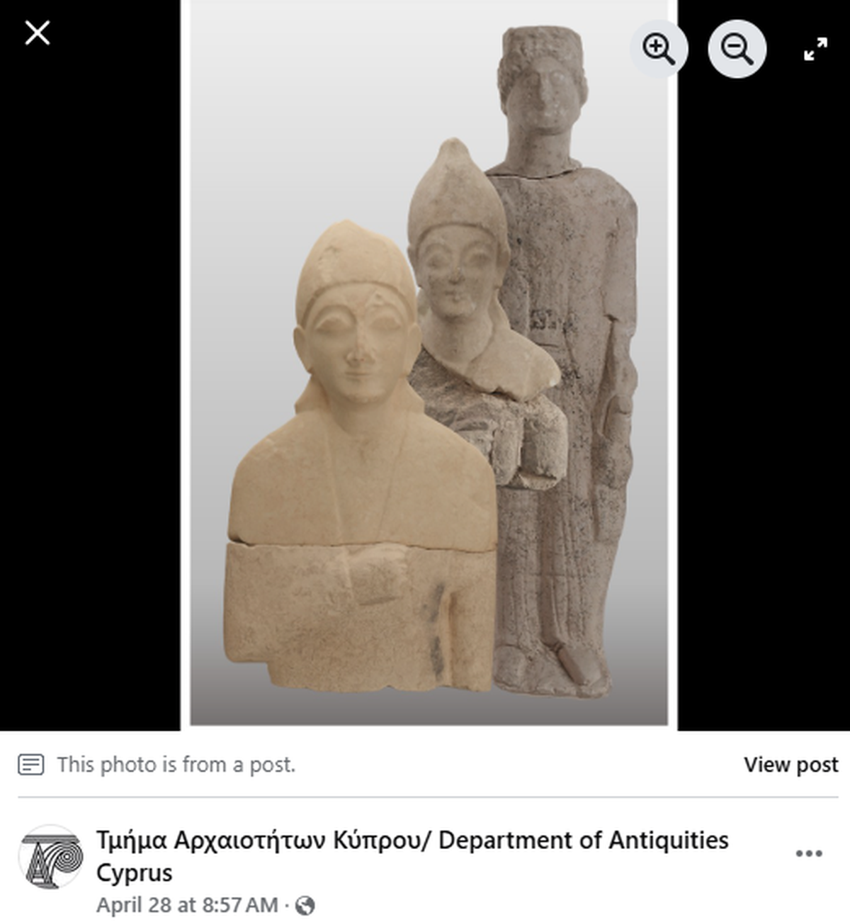 Some statue fragments match statues already sitting in two museums.