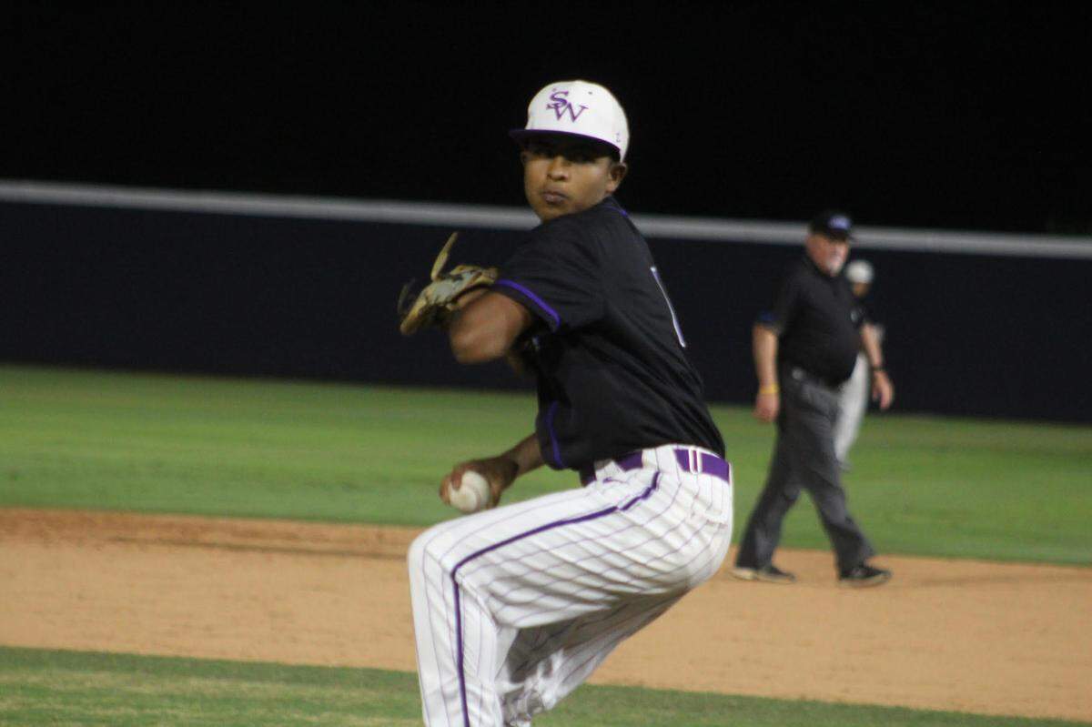 Southwest freshman pitcher Jesus Moreno was masterful on Thursday night, retiring the final 14 batters in order to help the Eagles beat Miami Springs and win their first GMAC baseball title since 2011.