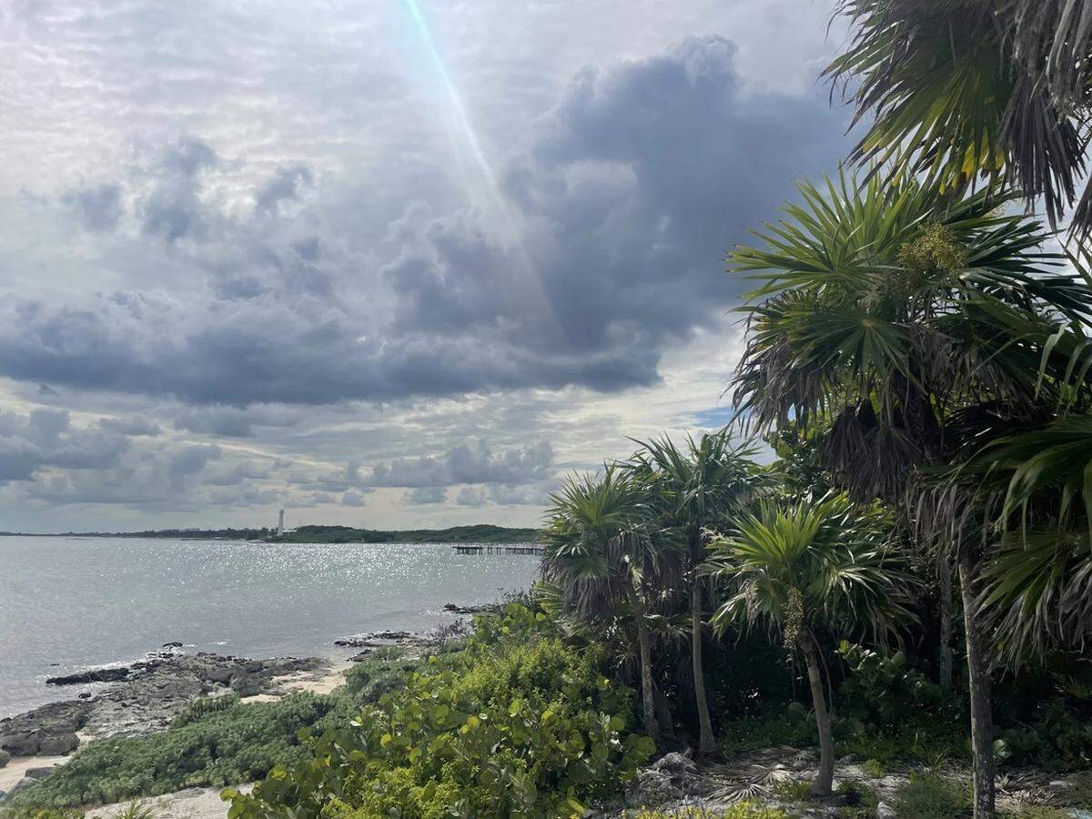 The Caribbean Sea along the coast of Mahahual. Water is already scarce in the region, and some fear the demands of a mega-water park destination for more than 21,000 visitors per day and 2,500 port employees could strain Mahahual’s already fragile natural resources.