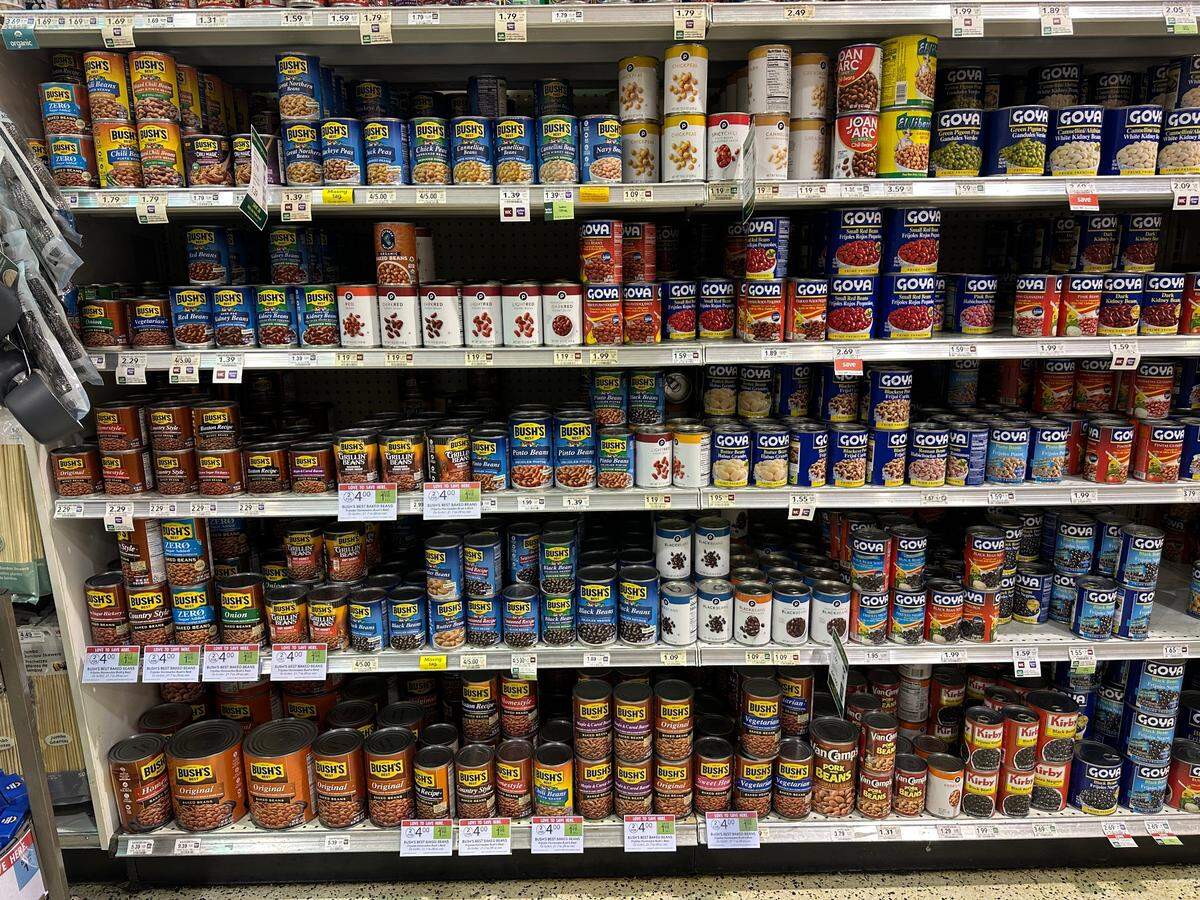 Canned beans and other non-perishables can come in handy in a hurricane kit and if you don’t consume them this season the expiration date runs more than a year out.