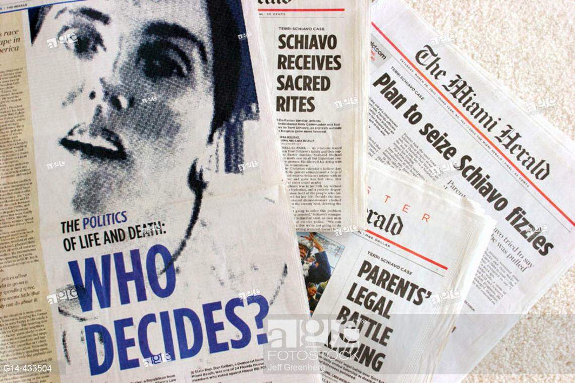 The Terri Schiavo right-to-die case generated headlines and pitted Florida Gov. Jeb Bush against the ACLU and Schiavo’s husband