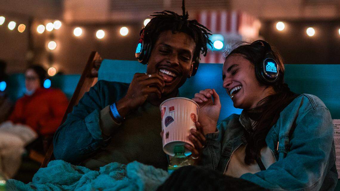 At the new Rooftop Cinema Club South Beach, you can share popcorn under the stars and watch classic movies. You probably won’t need the blanket just yet.