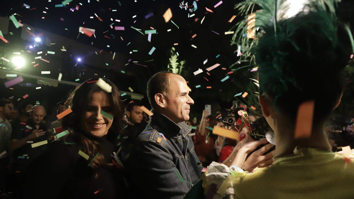 Marcus Lemonis attends a street party on Calle Ocho in the CNBC episode of ‘Streets of Dreams’ focusing on Little Havana that airs Tuesday, January 12, 2021.