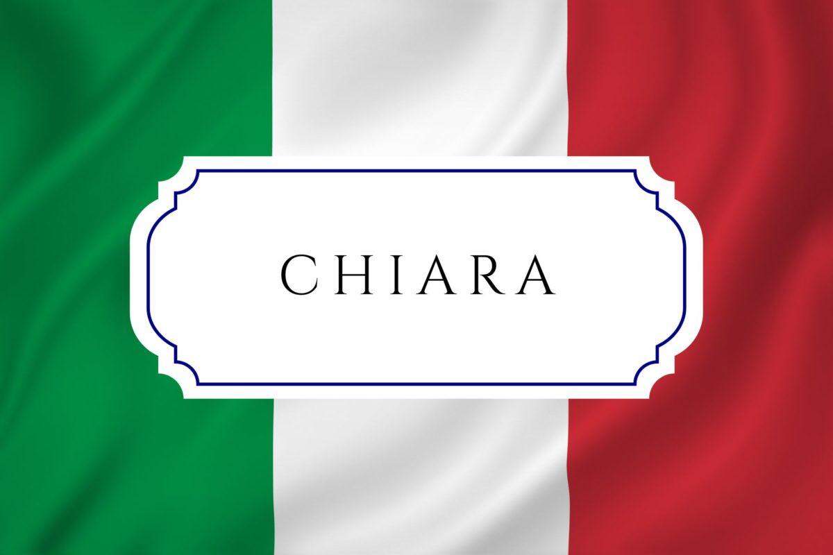 european girl names chiara