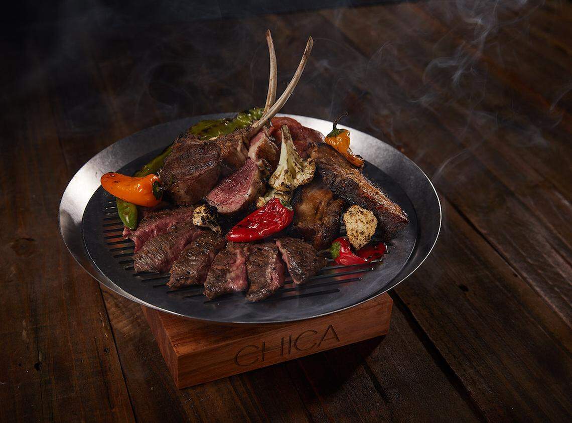 A section of Chica’s menu is dedicated to Argentine open wood-fire cooking.