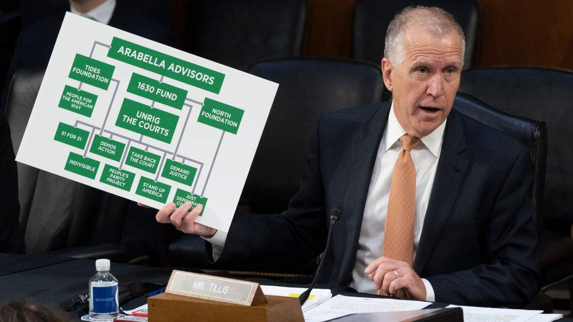 NC Sen. Tillis questions Supreme Court nominee Jackson. Five things he focused on.