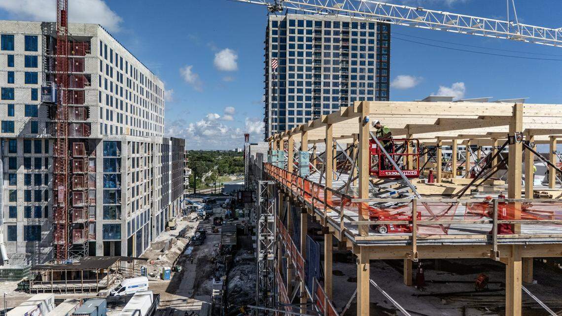 FAT Village is a mixed use residential, arts district, retail and office space under construction in Fort Lauderdale, Florida, on Thursday, September 25, 2025.
