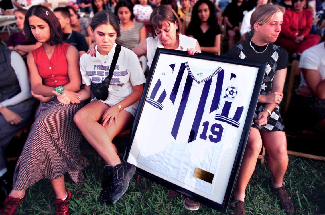 Shannon Melendi’s high school jersey was retired and given to her family during an annual soccer banquet