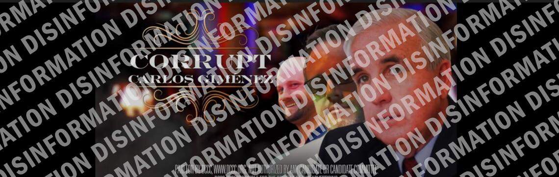 This television ad attacking Miami-Dade Mayor Carlos Gimenez, who is running for Congress, was pulled from the air after complaints from the father of a young woman who died in the 2018 Florida International University bridge collapse.