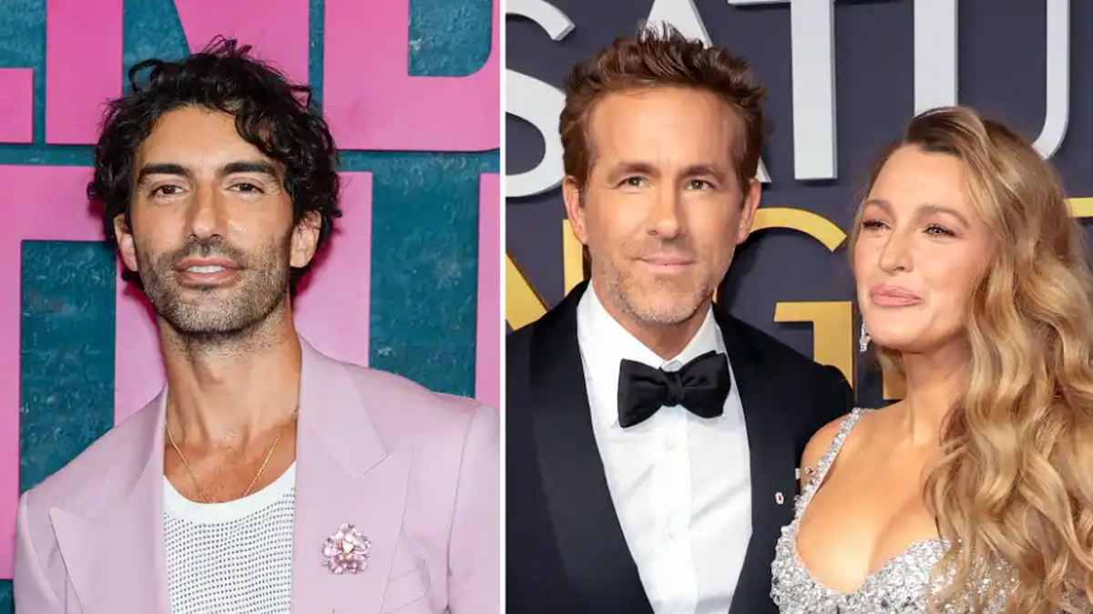 Justin Baldoni, Ryan Reynolds, Blake Lively.