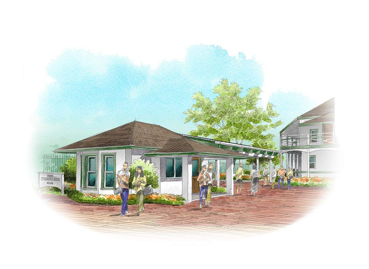 A rendering of the new welcome center at the Historic Stranahan House Museum in downtown Fort Lauderdale. Construction will begin in late October.