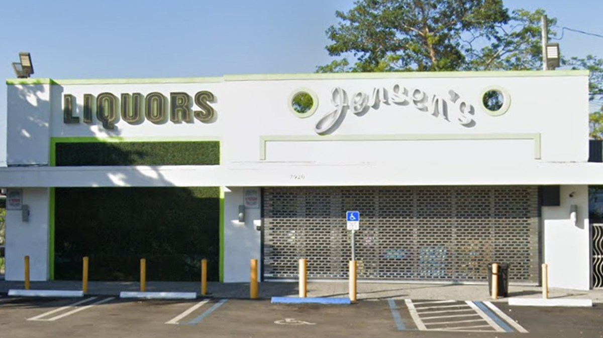 A person shot a liquor store employee in Miami-Dade County, Florida, on Thursday, Dec. 7, 2023.