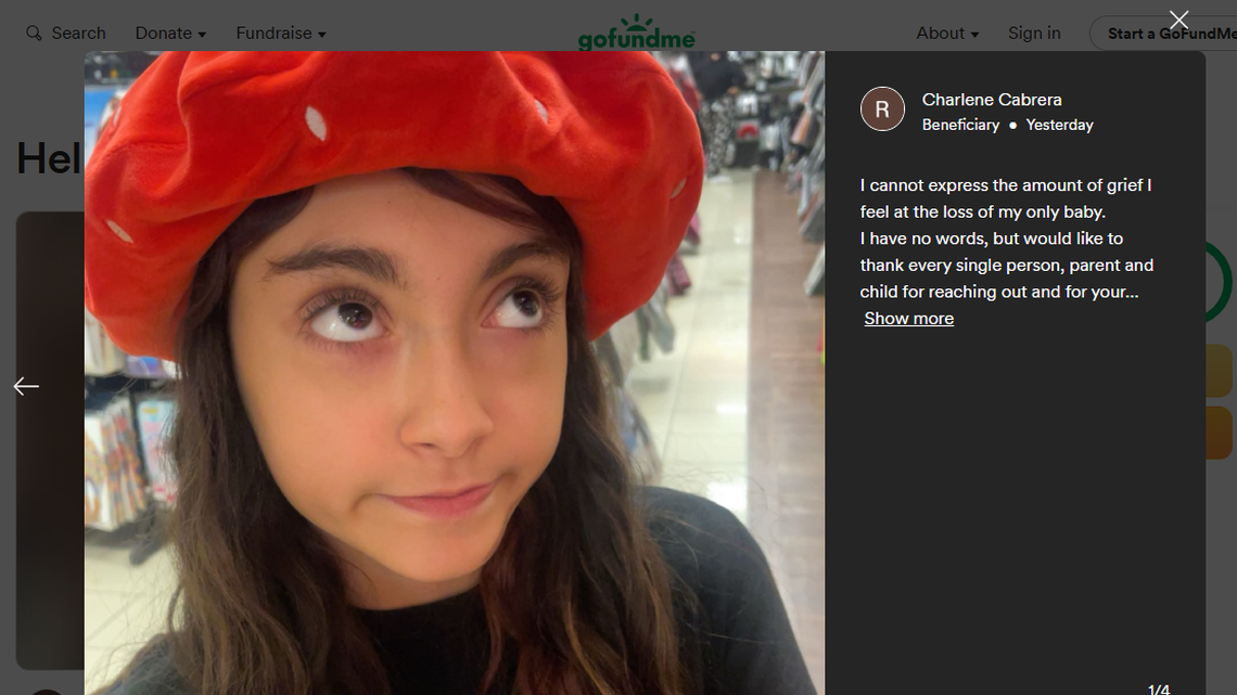 Authorities say they are investigating the death of 12-year-old Arya Lebeau in Southbridge, Massachusetts.