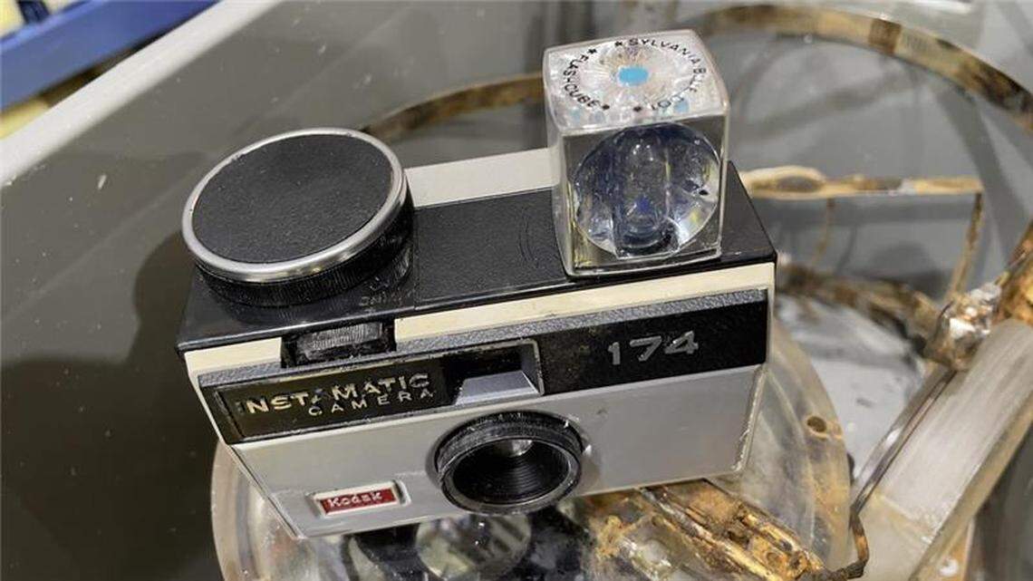 The camera itself was in good condition and dry, as well as the film inside.