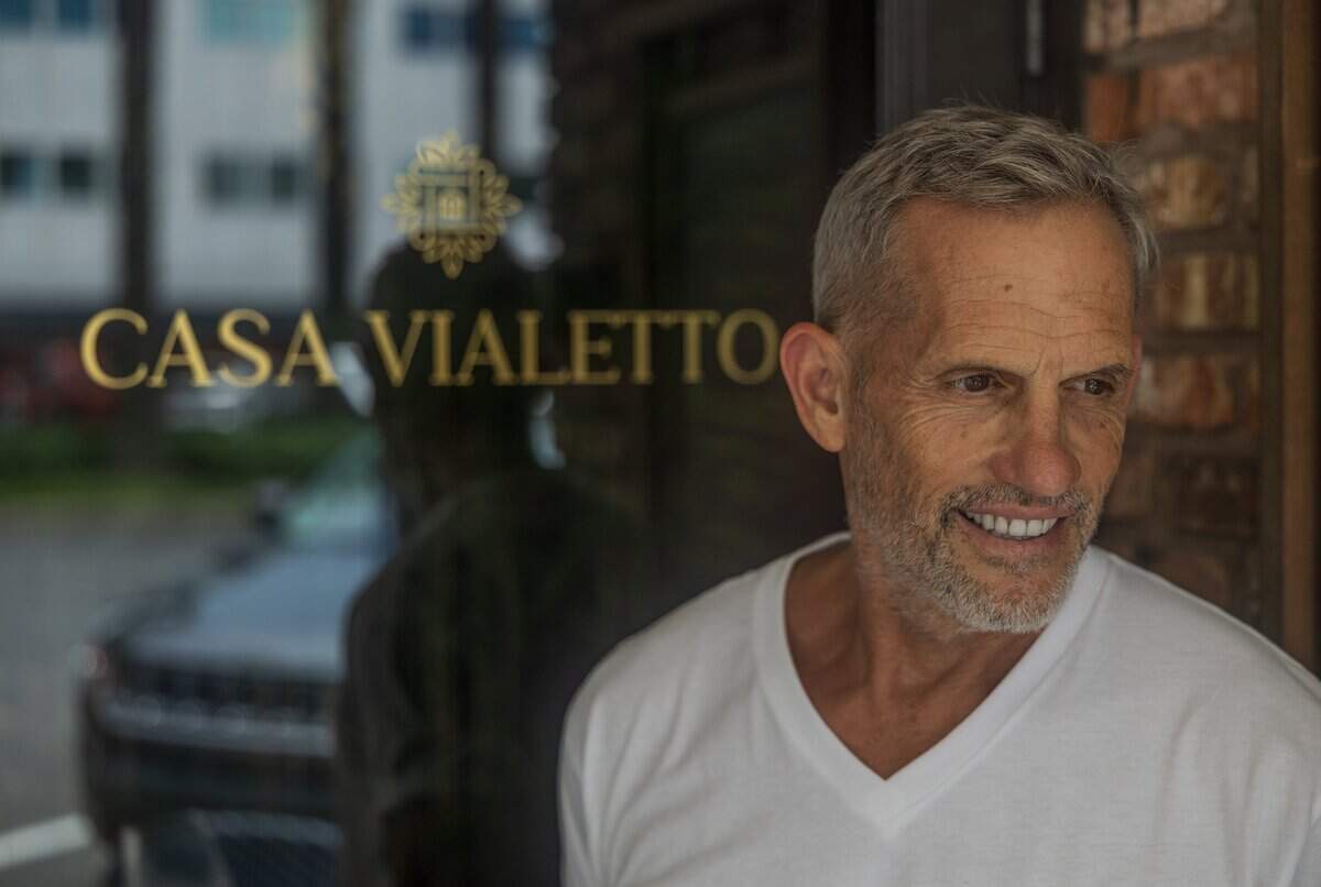Restaurateur Marcelo Chopa posed outside of his recently opened Casa Vialetto Italian restaurant, in Coral Gables after closing Caffe Vialetto, (he co-owned) last summer, on Tuesday June 09, 2026.