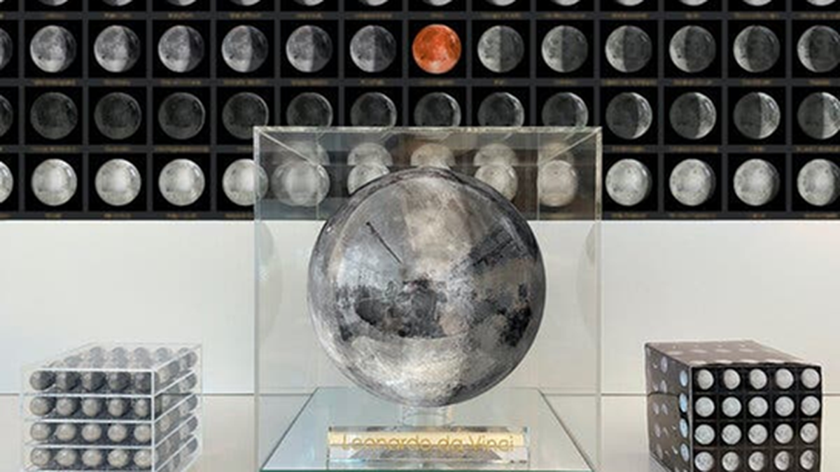 “Moon Phases” by Jeff Koons was launched on a rocket to the moon from Cape Canaveral at NASA’s Kennedy Space Center on Thursday.